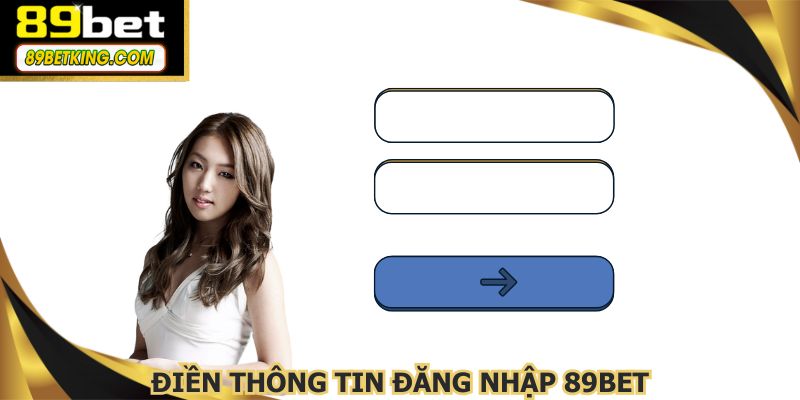 Điền thông tin vào hai ô tương ứng trên trang chủ